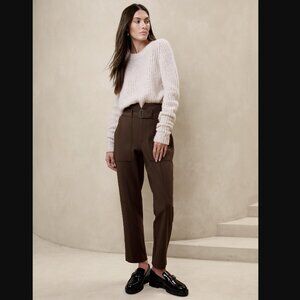 NWT Banana Republic Utility Pants Size 0 French Roast Brown